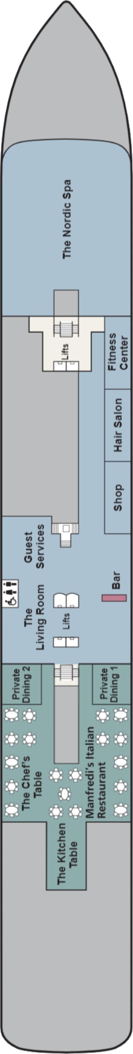 Viking Sky Deck 1 deck plan