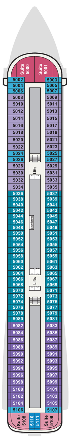 Viking Orion Deck 5 deck plan