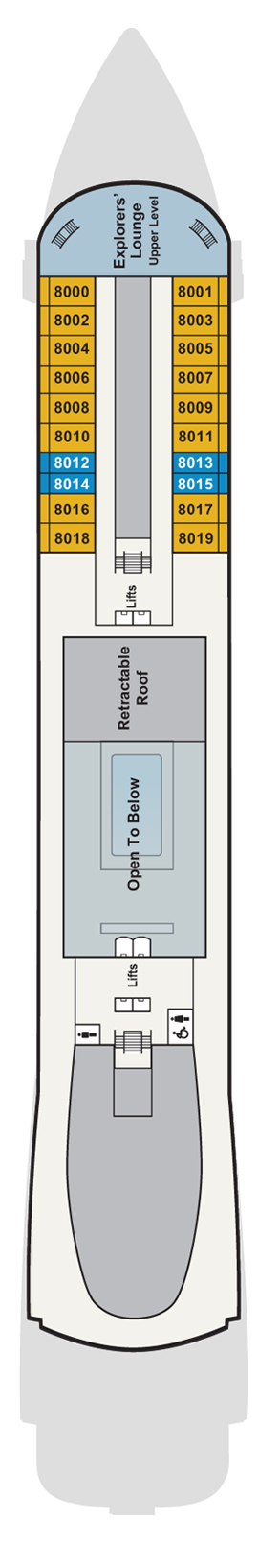 Viking Orion Deck 8 deck plan