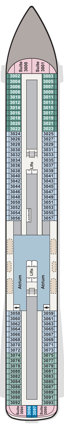 Viking Venus Deck 3 deck plan