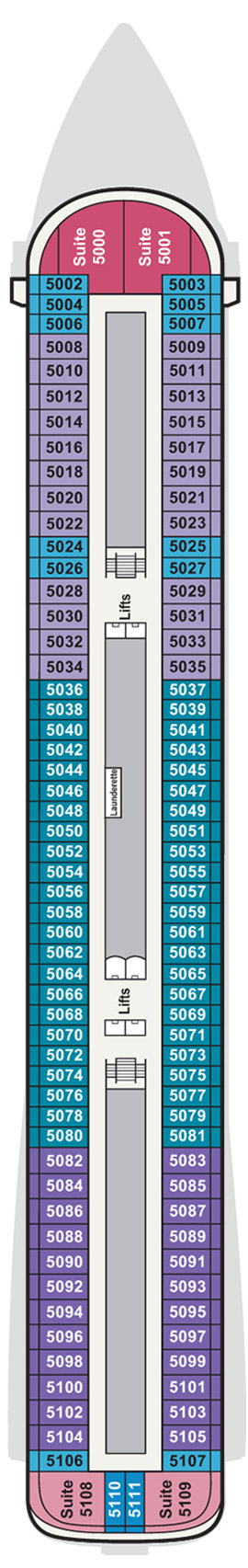 Viking Venus Deck 5 deck plan