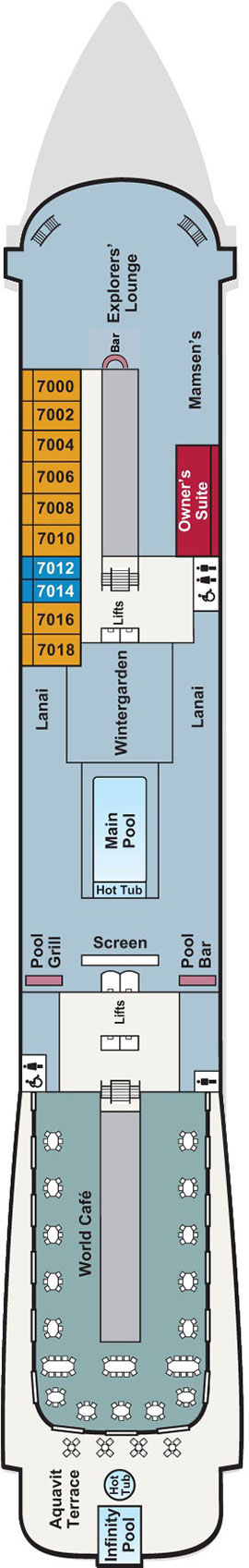 Viking Venus Deck 7 deck plan
