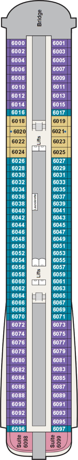 Viking Mars Deck 6 deck plan
