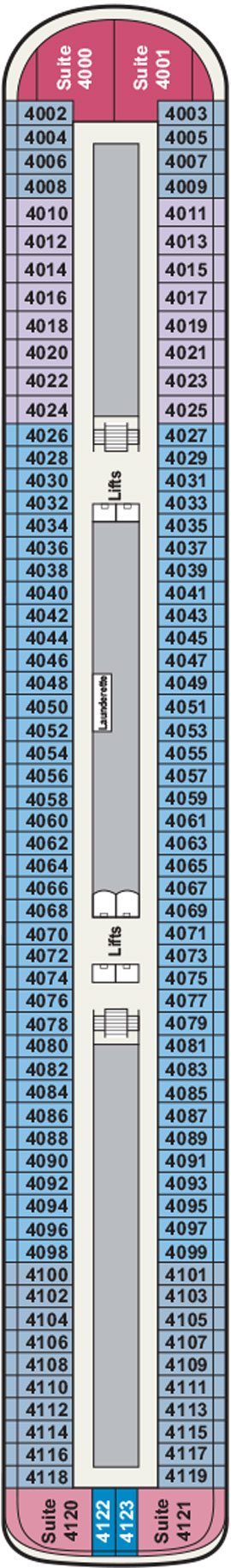 Viking Saturn Deck 4 deck plan