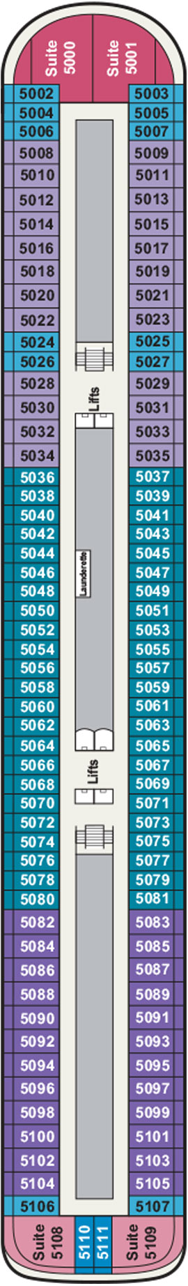 Viking Saturn Deck 5 deck plan