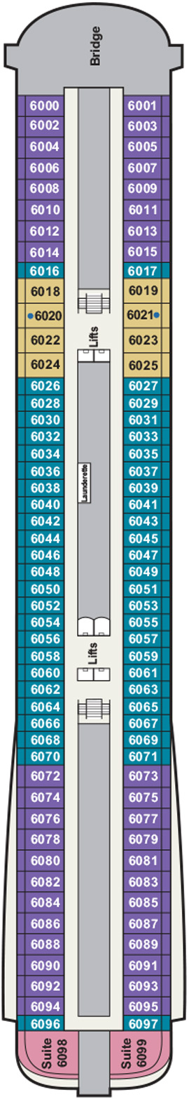 Viking Saturn Deck 6 deck plan