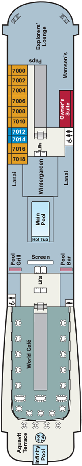 Viking Saturn Deck 7 deck plan