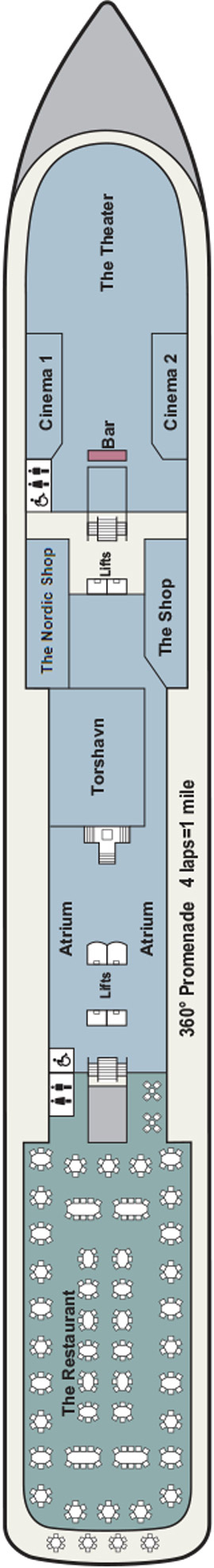 Viking Vela Deck 2 deck plan