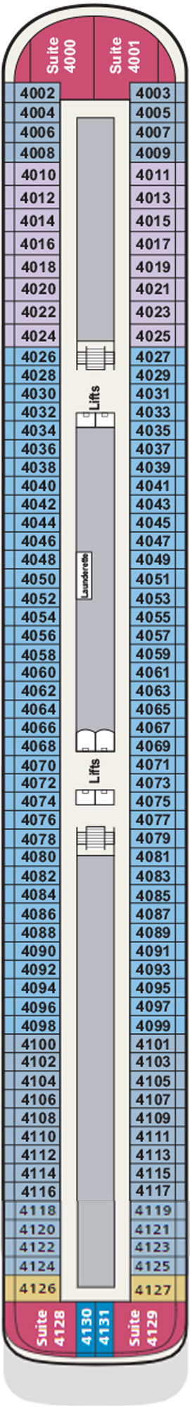 Viking Vela Deck 4 deck plan