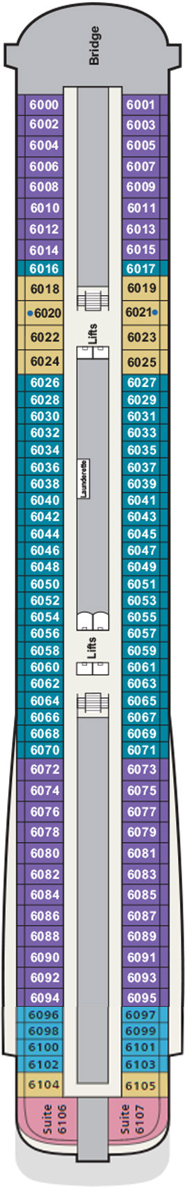 Viking Vela Deck 6 deck plan
