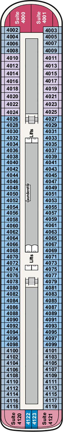 Viking Yi Dun Deck 4 deck plan