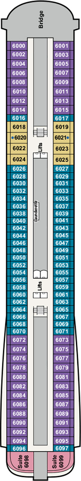 Viking Yi Dun Deck 6 deck plan