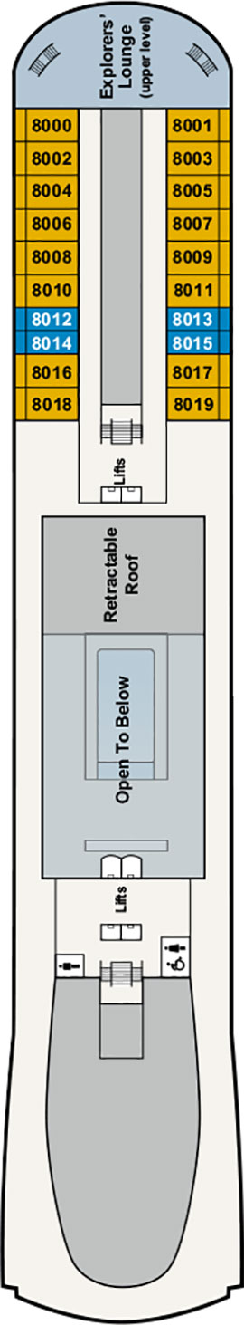 Viking Yi Dun Deck 8 deck plan