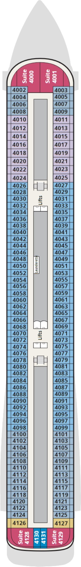 Viking Mira Deck 4 deck plan