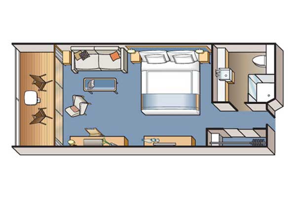 Penthouse Veranda Stateroom
