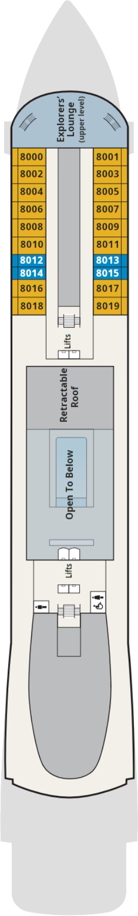 Viking Astrea Deck 8 deck plan