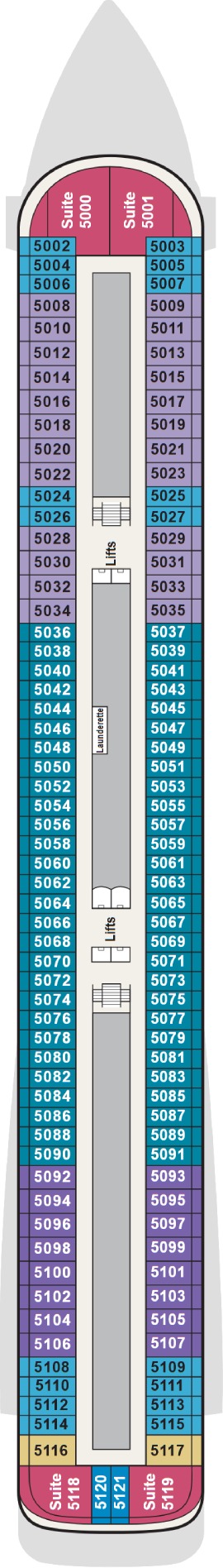 Viking Lyra Deck 5 deck plan