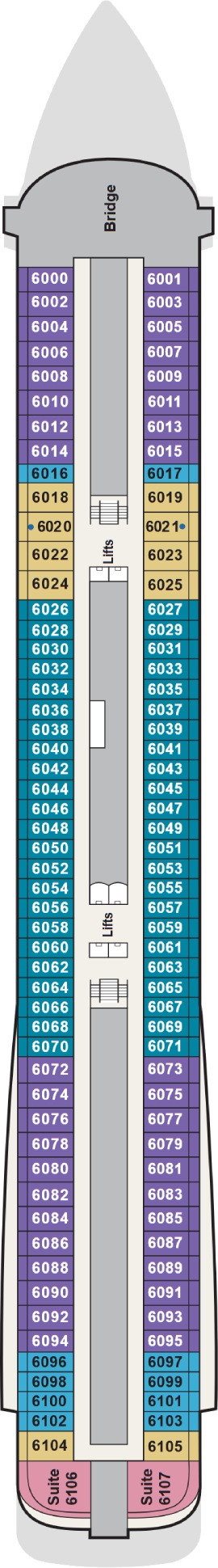 Viking Lyra Deck 6 deck plan