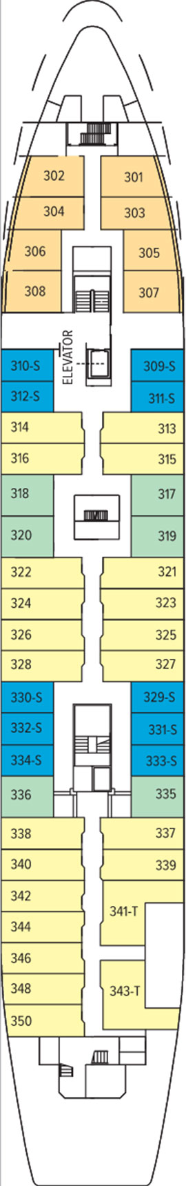 NG Explorer Main Deck deck plan
