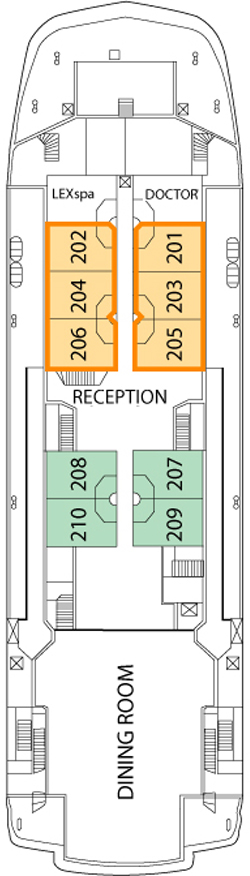 NG Islander Main Deck deck plan