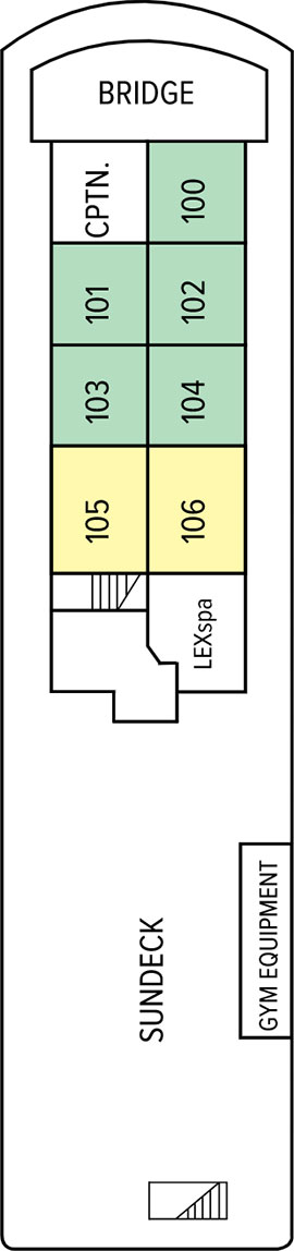 NG Sea Bird Bridge Deck deck plan