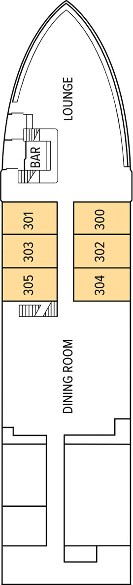 NG Sea Bird Main Deck deck plan