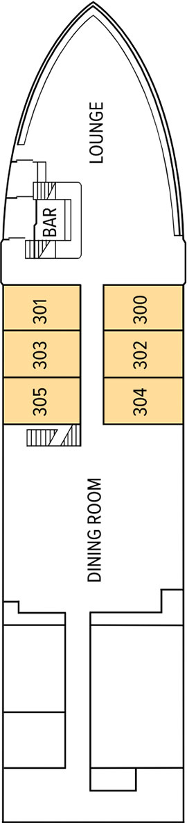 NG Sea Lion Main Deck deck plan