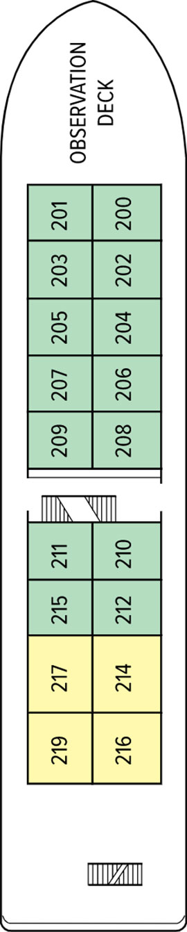 NG Sea Lion Upper Deck deck plan