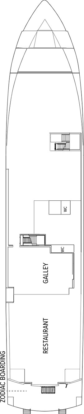 NG Endeavour II Main Deck deck plan