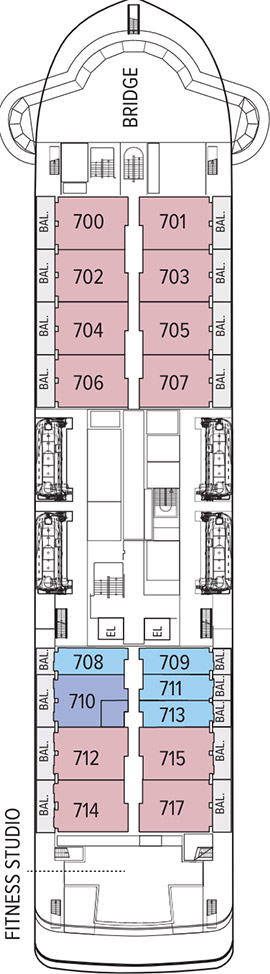 NG Endurance Bridge Deck deck plan