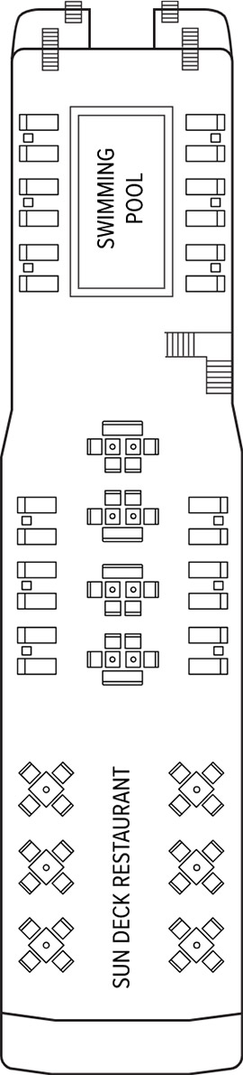 Oberoi Philae Deck E deck plan