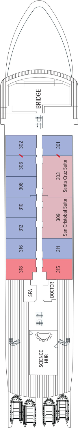 NG Islander II Bridge Deck deck plan