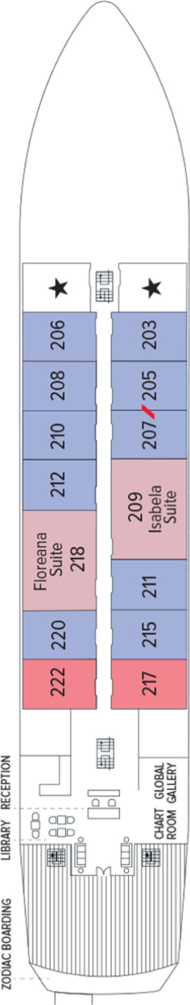NG Islander II Main Deck deck plan