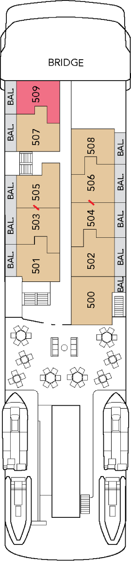 NG Gemini Bridge Deck deck plan