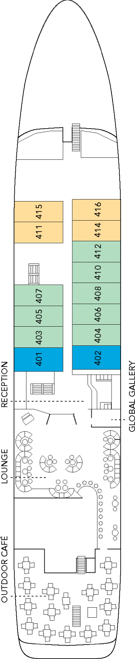 NG Gemini Lounge Deck deck plan