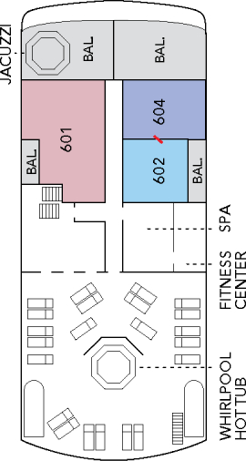 NG Gemini Upper Deck deck plan