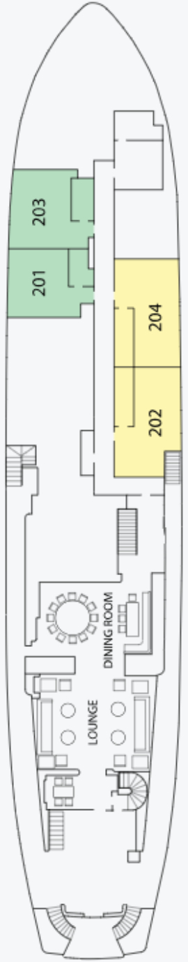 Aqua Blu Main Deck deck plan