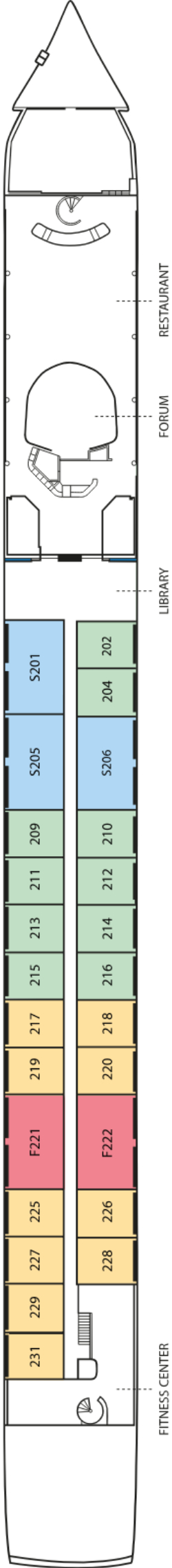 Connect Main Deck deck plan