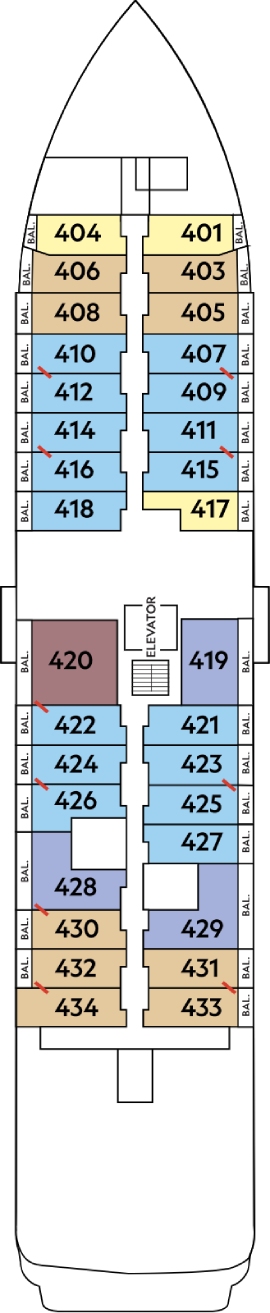 Greg Mortimer Deck 4 deck plan