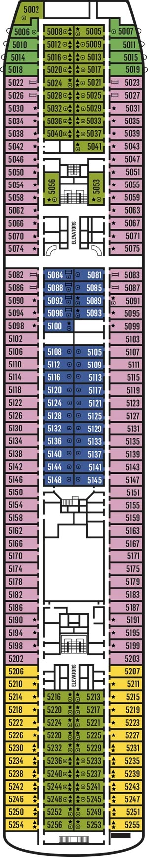 Celestyal Journey Deck 5 deck plan