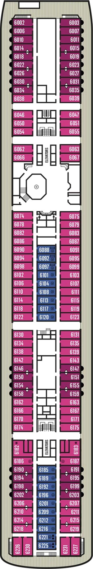Celestyal Journey Deck 6 deck plan