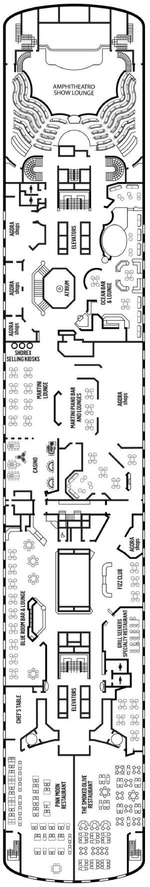Celestyal Journey Deck 8 deck plan