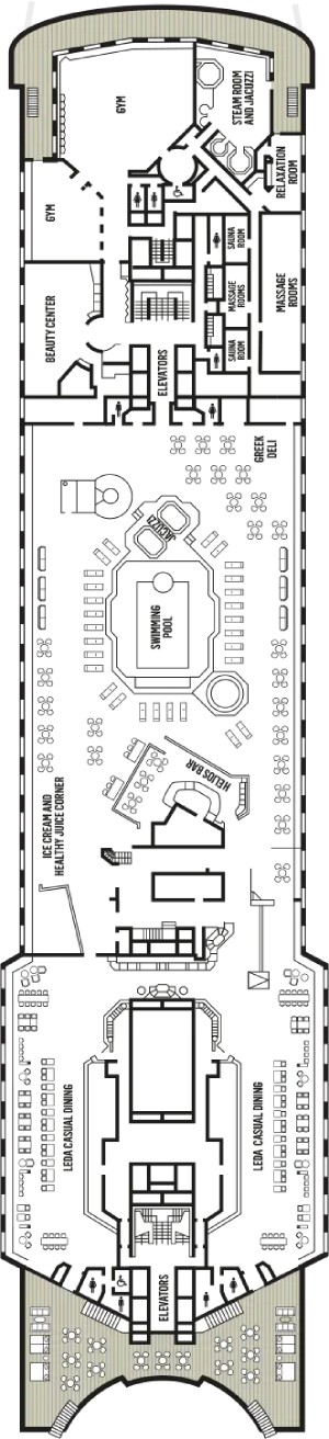Celestyal Journey Deck 11 deck plan