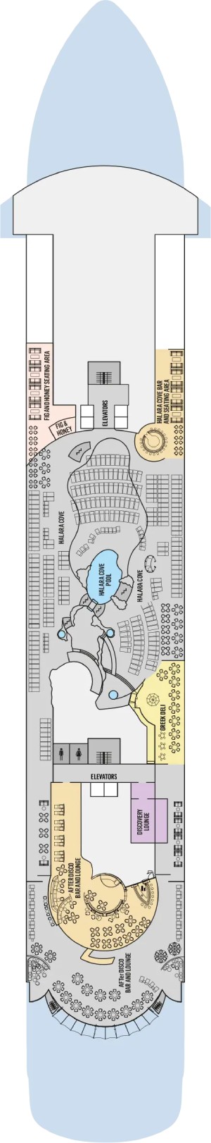 Celestyal Discovery Deck 10 deck plan