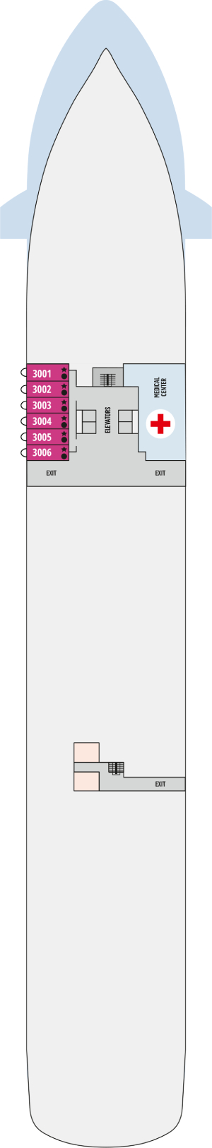 Celestyal Discovery Deck 3 deck plan
