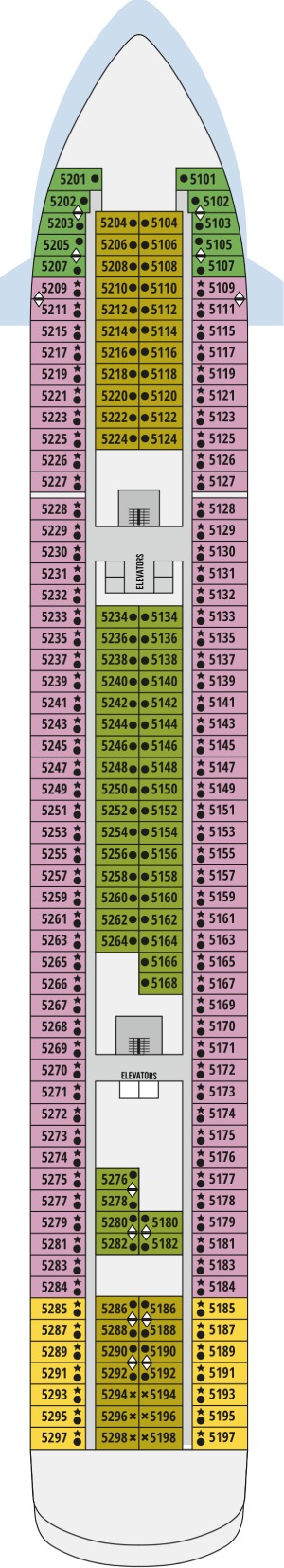 Celestyal Discovery Deck 5 deck plan