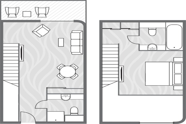 Loft Suite With Private Balcony