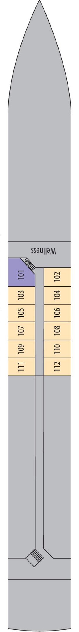 MS Lord Byron Emerald Deck deck plan