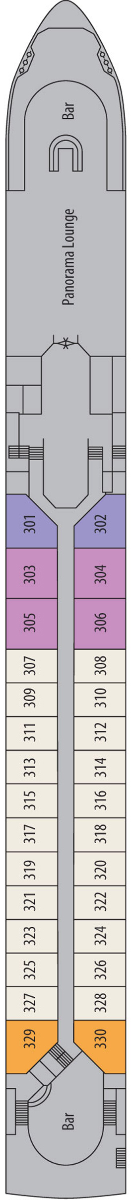 MS Jane Austen Diamond Deck deck plan