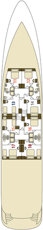 MV Riva Lower Deck deck plan